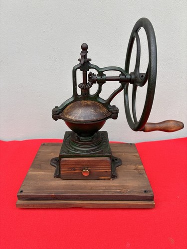 Antico macinacaffe volano - macinacaffe'a,